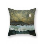 Modern Abstract Sunset Landscape Linen Cushion Cover Home Sofa Throw Pillowcases Home Decor