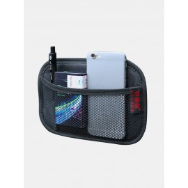 Multifunctional Vehicle Mobile Phone Storage Net Pocket Sticky Car Seat Back Portable Car Storage Bag