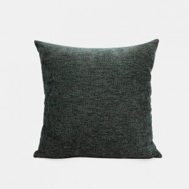 Nordic Solid Color Chenille Yarn-dyed Pillow Office Sofa Square Pillow Simple Bedroom Bedside Cushion Cover