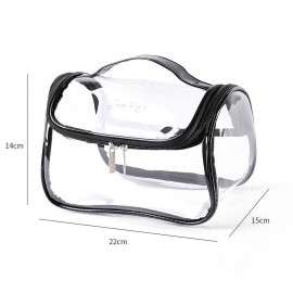 PVC Transparent Waterproof Large Capacity Wash Bag Bath Bag Portable Cosmetic Bag Swimming Storage Bag