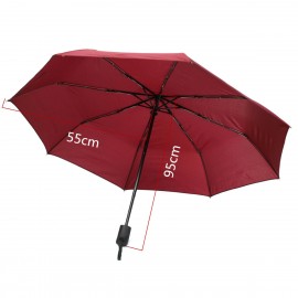 Parasol Folding Rain Umbrella Telescopic Auto Open Close Sun Strong Windproof