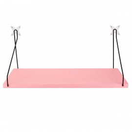 Pink Household Wooden Hanging Holder Wall Mount Rack