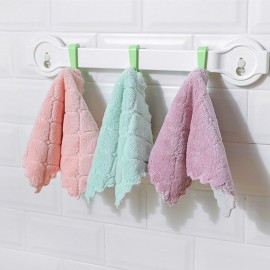 Plain Scouring Pad Double-Sided Rag Kitchen Dish Towel Dish Cloth Dish Cloth Housework Cleaning Rag