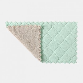 Plain Scouring Pad Double-Sided Rag Kitchen Dish Towel Dish Cloth Dish Cloth Housework Cleaning Rag