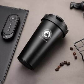 Portable Double Wall Vacuum Insulation Cup Stainless Steel Sports Bottle