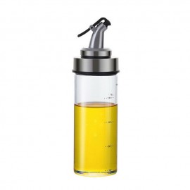 Portable Oil Dispenser Seasoning Bottles Dispenser With Scale Sauce Bottle Glass Storage Bottles