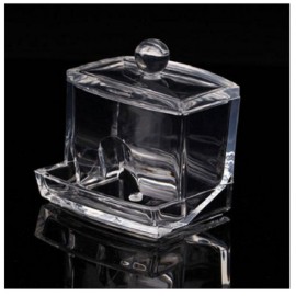 Q-tip Storage Boxes Cotton Swab Holder Clear Acrylic Cosmetic Makeup Case Hotel Supplies