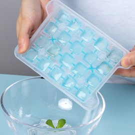 Refrigerator Ice Cube Quick Freeze Box Home-Made Ice Tray Mold Summer Cold Drink Making Ice Cube Artifact Large Capacity