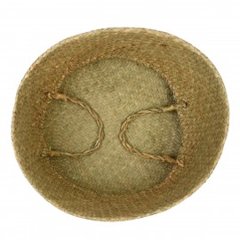 Seagrass Belly Basket Storage Laundry Home Panier Boule Natural Sea Grass