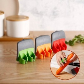 Sharp Blade Finger Peeler Two Finger Planer Fruit Peeler Anti-Cut Hand Melon Planer Kitchen Creative Stainless Steel Paring Knife