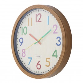 Silent Non-Ticking Quartz Wall Clock Decorative Indoor Quartz Analogue Clock