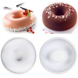 Silicone Round Donut Cake Mold Decor Muffin Chocolate Mousse Pan Baking Tool