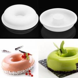 Silicone Round Donut Cake Mold Decor Muffin Chocolate Mousse Pan Baking Tool