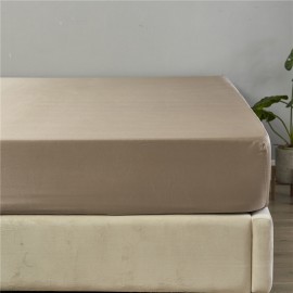 Simulated Silk Fitted Sheet Satin Bed Cover Comfortable And Soft