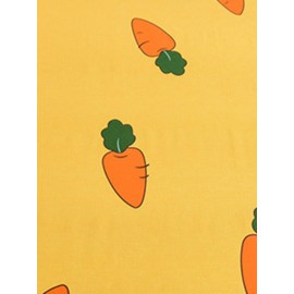 Small Fresh Pure Cotton Carrot Print Bedroom Single Sheets