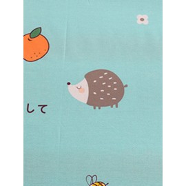 Small Fresh Pure Cotton Fruit Print Bedroom Single Sheets