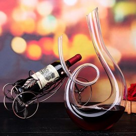 Snail Wine Pouring Tool Transparent Crystal Glass Wine Decanter Creative Shape Barware Set