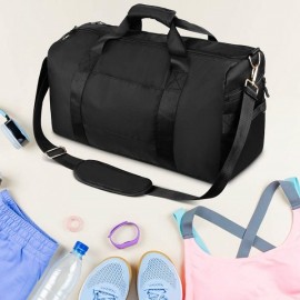 Solid Color Memory Cloth Material Waterproof Sports Fitness Storage Bag Portable Travel Storage Bag