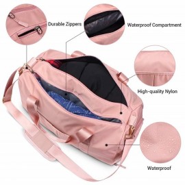 Solid Color Memory Cloth Material Waterproof Sports Fitness Storage Bag Portable Travel Storage Bag