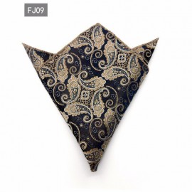 Square Dot Western Style Handkerchief for Men Suit  Paisley Pocket Tie Handkerchiefs