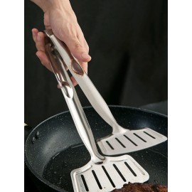 Stainless Steel Fried Fish Shovel Turning Fish Shovel Multi-function Frying Shovel Bread Pancake Steak Clip Spatula