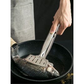 Stainless Steel Fried Fish Shovel Turning Fish Shovel Multi-function Frying Shovel Bread Pancake Steak Clip Spatula