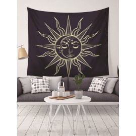 Sun Moon Mandala Pattern Tapestry Wall Hanging Tapestries Living Room Bedroom Decoration