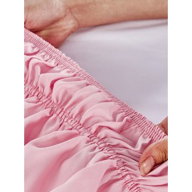 Three-layer Bed Skirt Princess Colorful Bed Skirt Wrap Around Bed Skirt Comfort Wrinkle Resistant Wrap For Bedroom