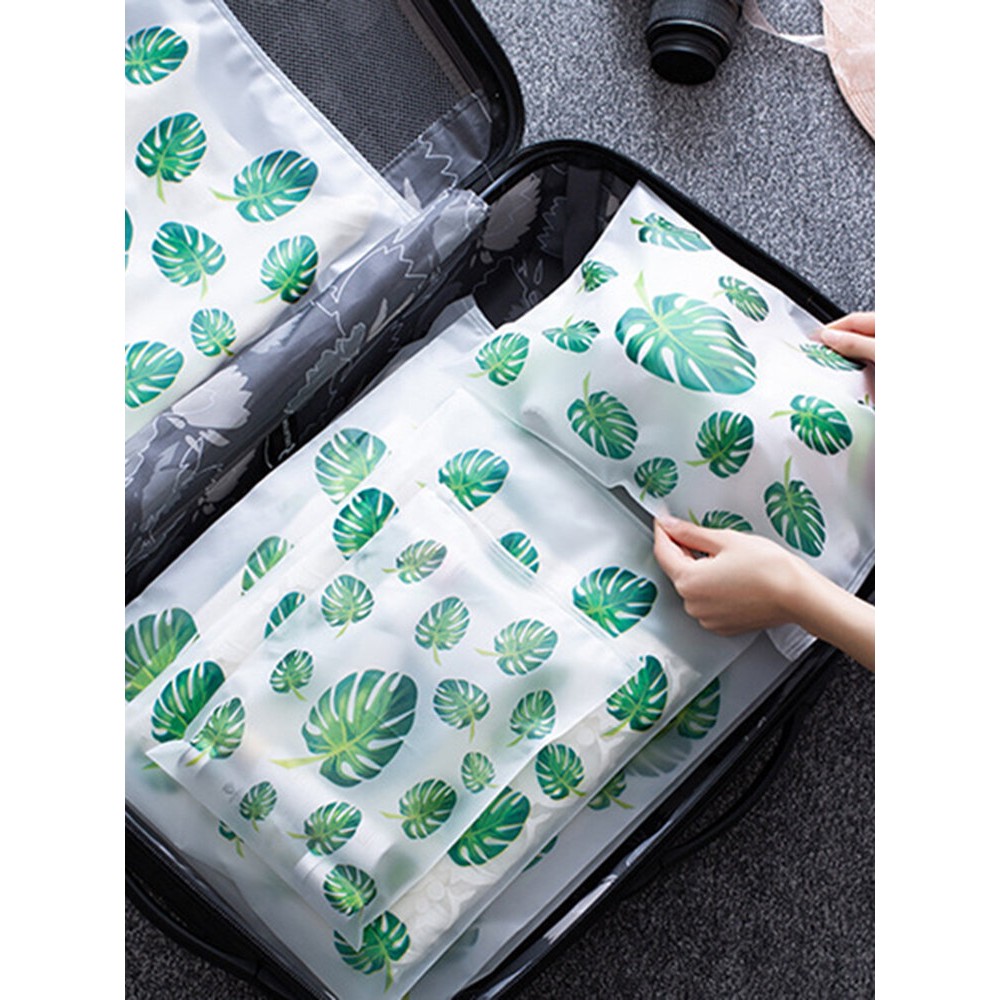 Transparent Travel Storage Bag Waterproof Sealed Bag Clothing Travel Luggage Clothes Packed Storage Sorting Bag