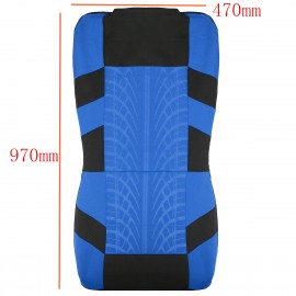 Universal 9PCS Full Set  Auto Seat Covers Tyre Track Embossed Car Seat Cover For Car Truck SUV Van 4 Colors Durable Polyester Material