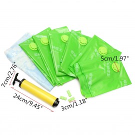 Vacuum Storage Bag Pump/ 11Pcs/Pack Vacuum Clothes Storage Space Bags