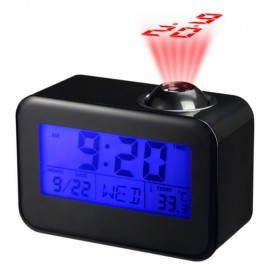 Voice-activated Projection Clock Fashion Electronic Alarm Clock Student Child Old Man Mute Bedside Smart Clock Person Clock