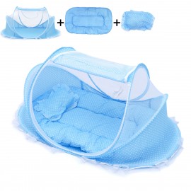 Baby Mosquito Nets Bedding Crib Nursery Cradle Portable Folding Infant Cot Tent Bed Mat