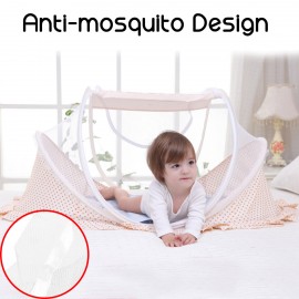 Baby Mosquito Nets Bedding Crib Nursery Cradle Portable Folding Infant Cot Tent Bed Mat